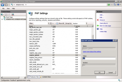 PHP Manager for IIS 7 – beta release | RuslanY Blog