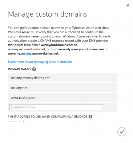 Custom Domains