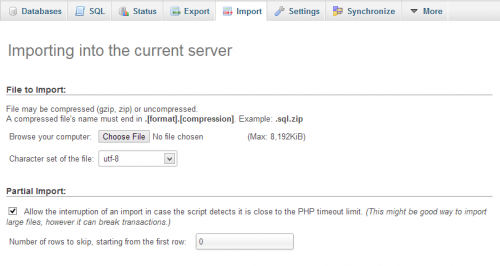 Import Db Data