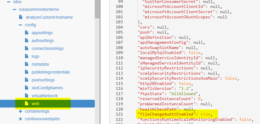 How To Monitor Azure App Service Content Changes And Publishing Activity Ruslany Blog